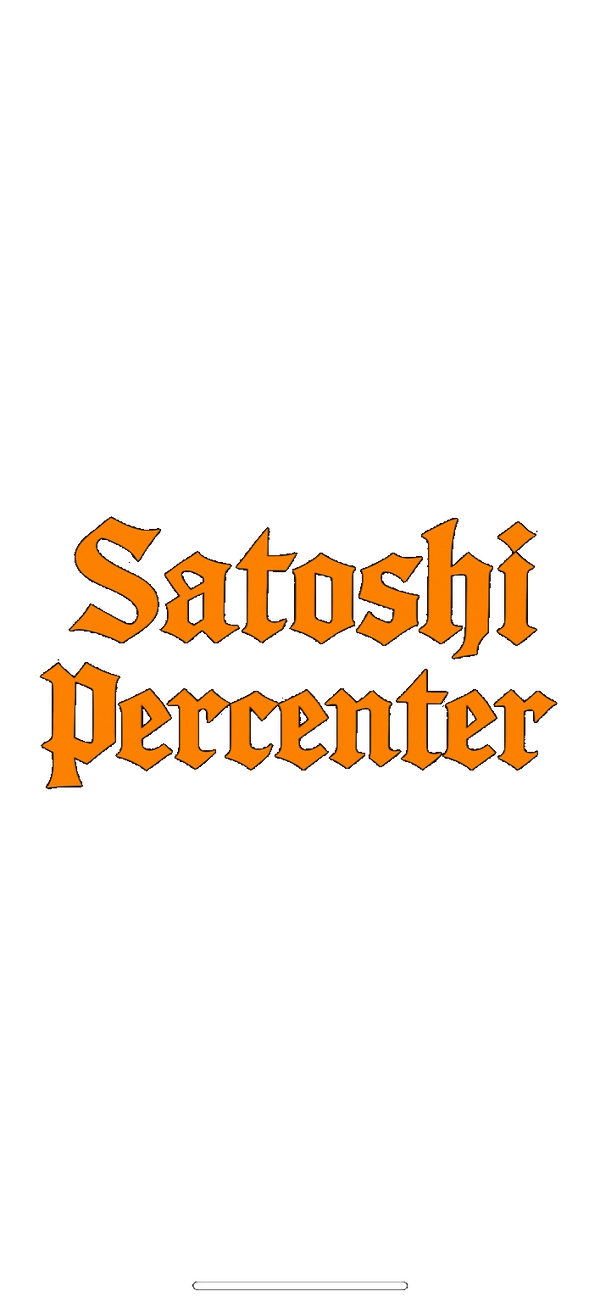 Satoshi Percenter